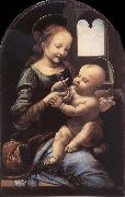 LEONARDO da Vinci The madonna with the Children France oil painting artist